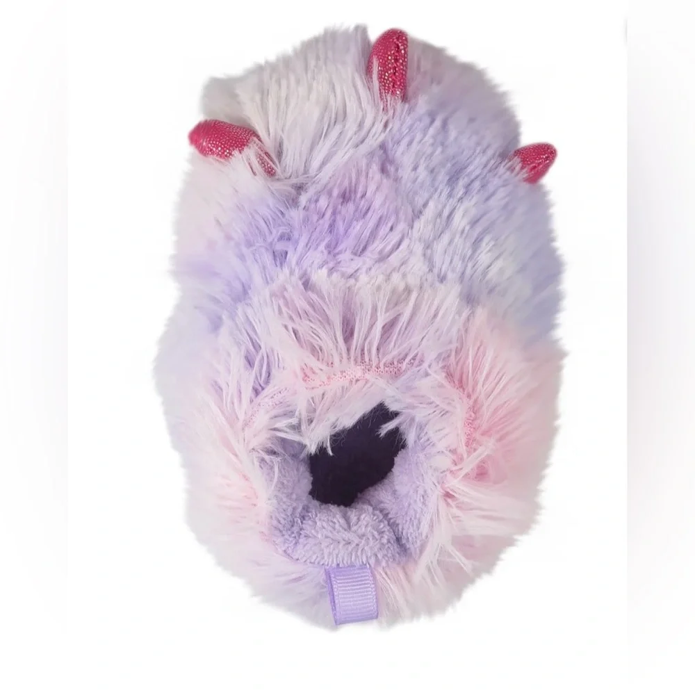 NWT Wonder Nation Baby Girl Monster Claw Slippers Size‎ 3 Tie Dye Plush Booties
